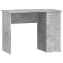 vidaXL Skrivebord betonggrå 100x55x75 cm konstruert tre