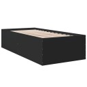  Sengeramme svart 90x190 cm konstruert tre 8721102616112