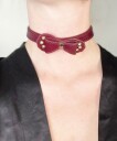 Shiver Shiver Choker + Lead Bowtie YL-81190