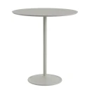Muuto Soft barbord 95 cm   Grey Linoleum Grey