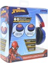 Lexibook Spiderman HPBT010SP - Hodetelefoner med mikrofon - on-ear - Bluetooth - trådløs, kablet - 3,5 mm jakk - blå, rød