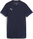 PUMA Trenings T skjorte Teamgoal   PUMA Navy/PUMA White Kvinner størrelse Small