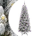  Kunstig juletre Hvit 93 x 93 x 240 cm PVC plast stål og PE