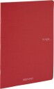 Notatbok EcoQua Original Stiftet A4 Ruter 5mm Cherry