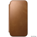 Nomad Modern Leather Folio - english tan - iPhone 18 Pro Max/17 Pro Max