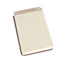 Notatbok m/spiral Kozo Premium A6 Coffee