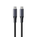 eSTUFF INFINITE USB-C Kabel 2m USB4 100W 20 Gbps 8K PVC-fri Svart