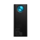 Baseus Amblight 30000mAh 65W Hurtiglader med 4xUSB USB-C - Svart