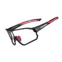 Rockbros 10035 Sykkelbriller - Fotokromatiske, UV-beskyttelse - Sort/R??d