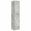  Høyskap Betonggrå 35 x 39 x 168 cm Konstruert tre