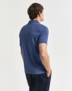 Klassisk piquéskjorte i regular fit DUSTY NAVY S