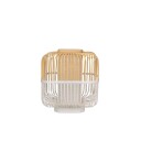 Forestier Bamboo Square Bordlampe M White