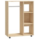 vidaXL Garderobe sonoma eik 80x40x110 cm sponplate