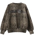 Sofie Schnoor Collegegenser   Elisy   Light Brown Leopard m. Sva   Sofie Schnoor   16 år 176   Collegegenser Beige Brun Svart