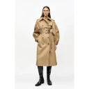 Ganni Dame Frakker Beige L,