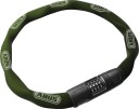 Abus Kjede  Kombinasjonslås. 8808c Grønn 85 cm