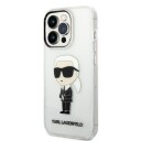 Karl Lagerfeld Ikonik iPhone 14 Pro Deksel Gjennomsiktig