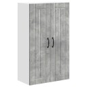  Kjøkkenskap Betonggrå 60 x 31 x 100 cm Konstruert tre