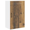  Kjøkkenskap med dør Gammelt tre 50 x 31 x 80 cm Konstruert tre