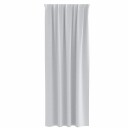  Gardiner med gardiner 2 pcs Lys grå Polyester