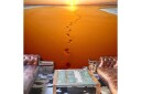 Fototapet Footprints The Sand 200x154 - Artgeist sp. z o. o.