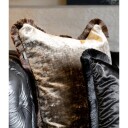 Garda Velvet putetrekk frynser beige