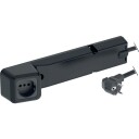 Geberit el uttak 33,1x6,8 cm sort
