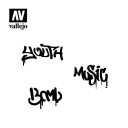 Vallejo Stencils Street Art No.1 1/35