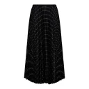 Copenhagen Muse Cmaurora Skirt   GRAY PINSTRIPE W. BLACK   XL