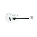Dimavery Aw-303 Western-Guitar, Hvit