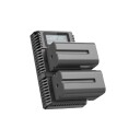 Nitecore USN3 PRO Dobbel Lader For Sony Sony NP-F Serie