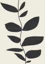 Minimal Plant Plakat / 21x30cm