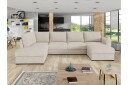 Taberk Sofa med Sjeselong og Divan 4 seter   Beige