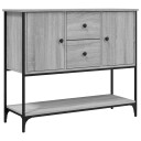 vidaXL Skjenk grå sonoma 100x36x85 cm konstruert tre