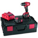 Flex DD 2G 10,8-LD Borskrutrekker med 2 stk 4,0 Ah batterier og lader Maskiner