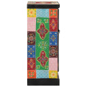 vidaXL Håndmalt skjenk med dører 53x30x75 cm heltre mango