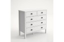Elspet Kommode 90 cm   Brun/Hvit