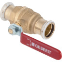 GEBERIT MAPRESS kuleventil/håndtak 28mm PN16 presset messing CW6