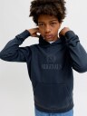 Jack & Jones Jorfrederiksberg Monogram Sweat Hood Jn   Green   164