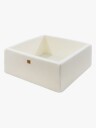 Meowbaby Boucle Square Ballbasseng, White/White Pearl