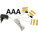 Star Trading 3 stk AAA Universale Batterier med Kabel