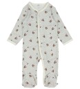 Pippi Natt Drakt med knapper 2-pakning Deep Lichen Green 68