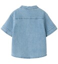 Lil"Atelier Nmmdeva Ss Loose Dnm Shirt 2024 Es Lil Blue 110