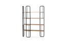 Pemu Bokhylle 125x28 cm Svart/Brun   Hanah Home