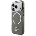 Karl Lagerfeld MagSafe-etui for iPhone 17 Pro med KL Script Logo - Svart