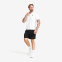Revolutionrace Herre Overdeler T skjorter Stream Polo Shirt Herre White M