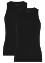 Urban Quest 2-Pack Women Bamboo Tank topp svart XL