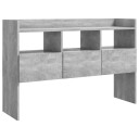 vidaXL Skjenk betonggrå 105x30x70 cm sponplate