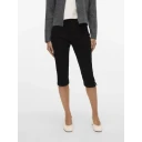 Vero Moda Jeans vmElly MR Knickers Dnm Mix Svart