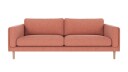 Rowico Home Braden 3 seters sofa Rød Brenda 52 Hvitpigmentert eikben